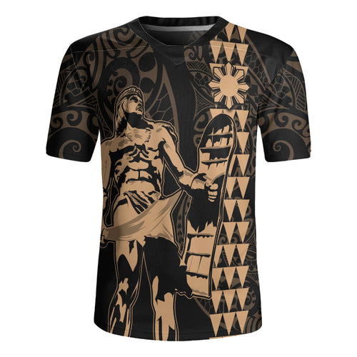 Philippines Filipinos Rugby Jersey Lapu Lapu Kakau Style