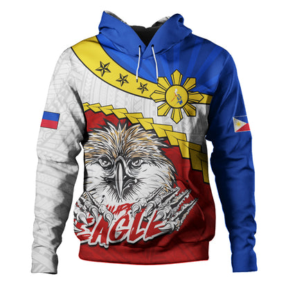 Hawaii Hoodie Tribal Tattoo Flag Eagle Animal