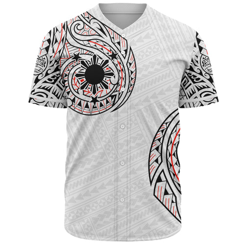 Philippines Filipinos Baseball Shirt Original Polynesian And Tribal Tattoo Design