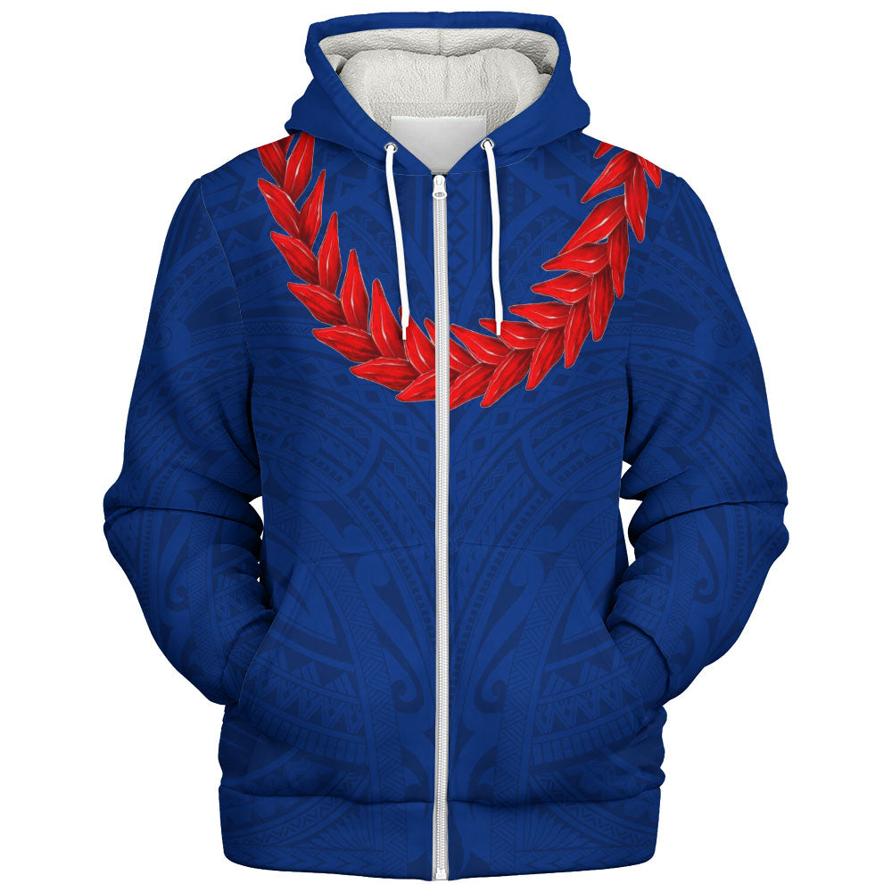 Samoa Sherpa Hoodie Ula Fala Style