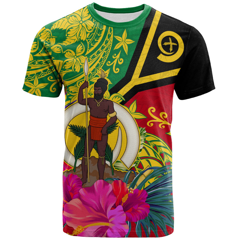 Vanuatu T-Shirt Flag Tribal Tropical Style