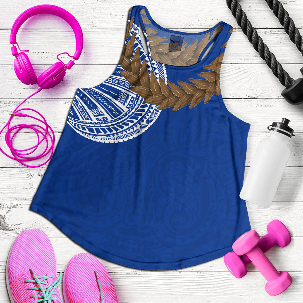 Samoa Women Tank Tattoo Roman Reigns With Ula Fala Style Brown