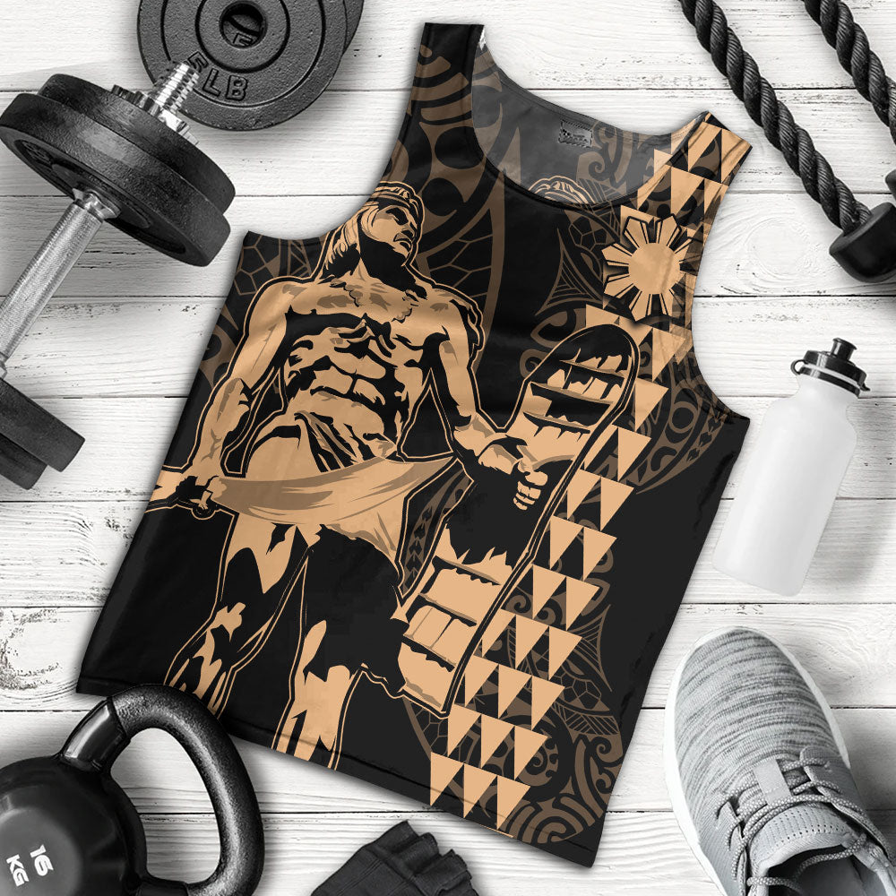 Philippines Filipinos Tank Top Lapu Lapu Kakau Style