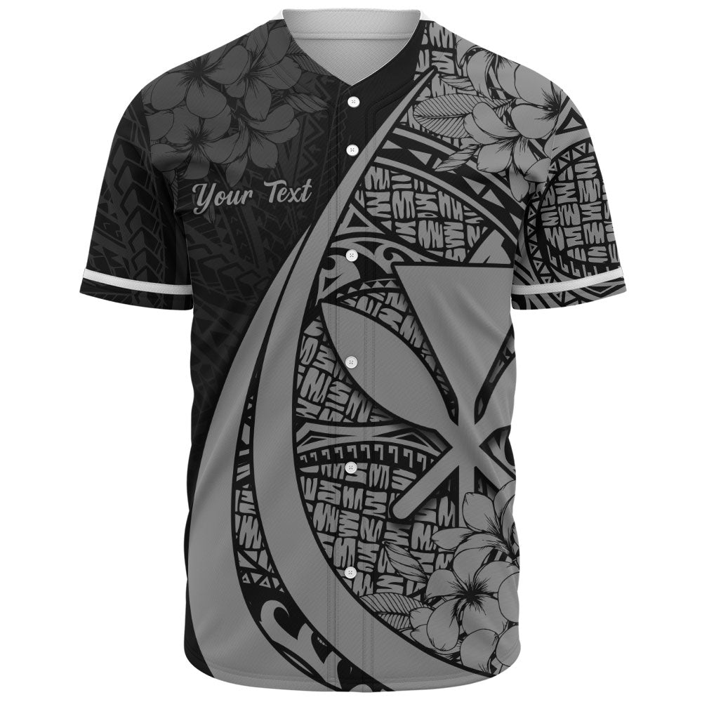 Hawaii Baseball Shirt National Plumeria Flower Symbols Style
