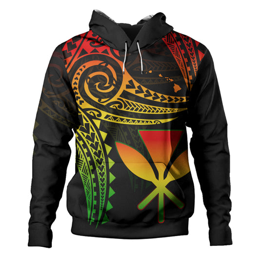 Hawaii Hoodie Polynesian Flame Of Hawaii Style