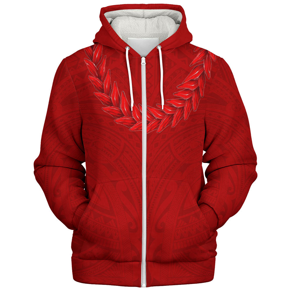 Samoa Sherpa Hoodie Ula Fala Style