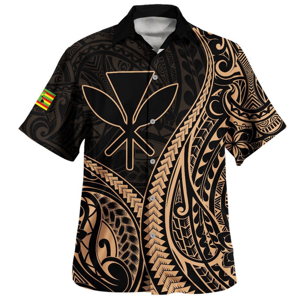 Hawaii Hawaiian Shirt Polynesian Tribal Tattoo Island Spirit Style