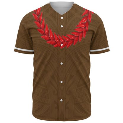 Samoa Baseball Shirt Ula Fala Style