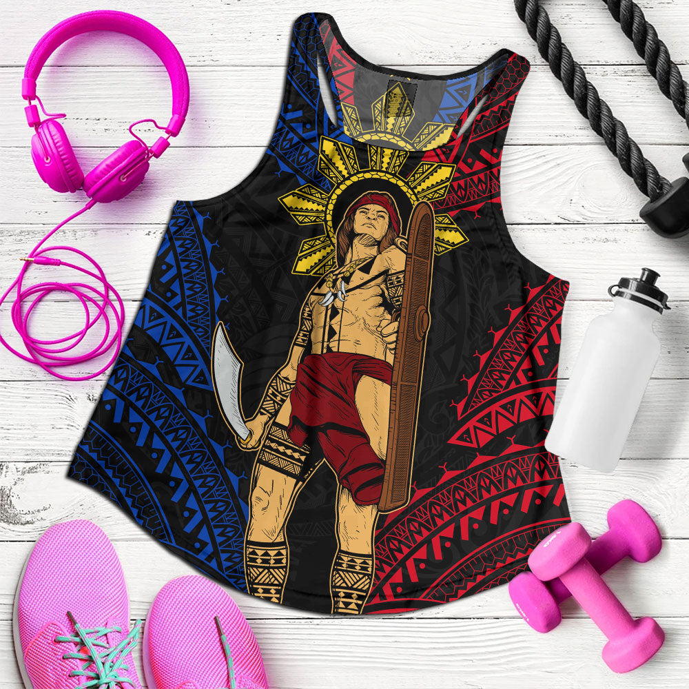 Philippines Filipinos Women Tank Lapu Lapu Tattoo Batok Tribal Motifs Designs