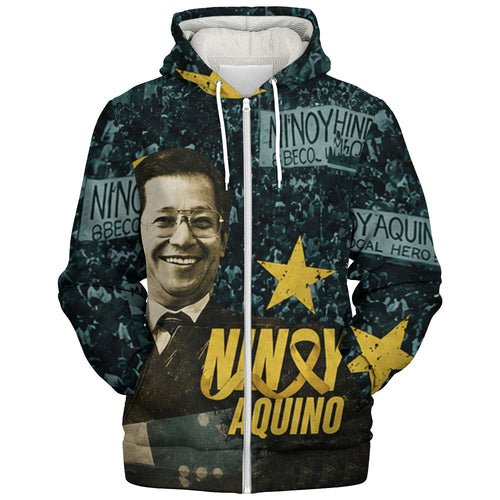Philippines Filipinos Sherpa Hoodie Ninoy Aquino Philippine History Tribute Style