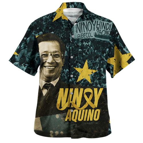 Philippines Filipinos Hawaiian Shirt Ninoy Aquino Philippine History Tribute Style
