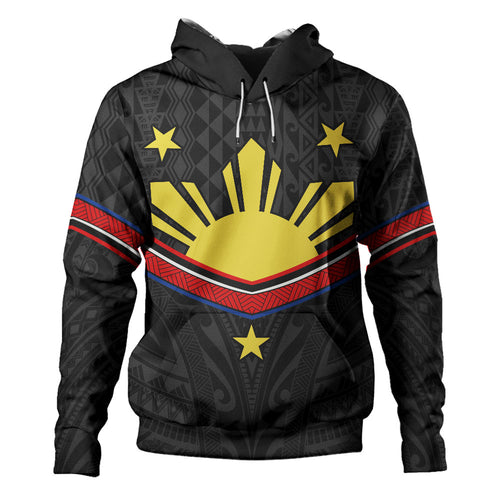 Philippines Filipinos Hoodie Polynesian Inspired Tribal Tattoo