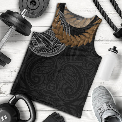 Samoa Tank Top Tattoo Roman Reigns With Ula Fala Style Brown