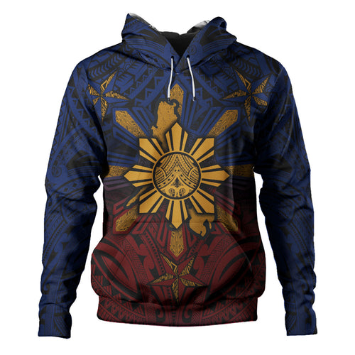 Philippines Filipinos Hoodie Golden Sun Islands Tribal Style