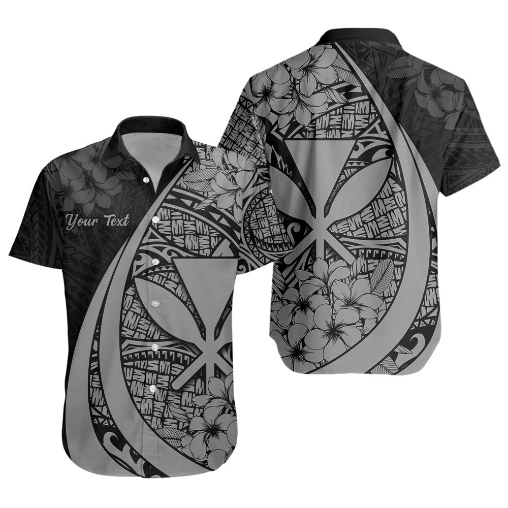 Hawaii Short Sleeve Shirt National Plumeria Flower Symbols Style