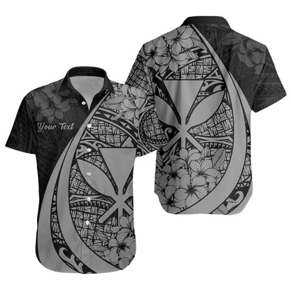 Hawaii Short Sleeve Shirt National Plumeria Flower Symbols Style