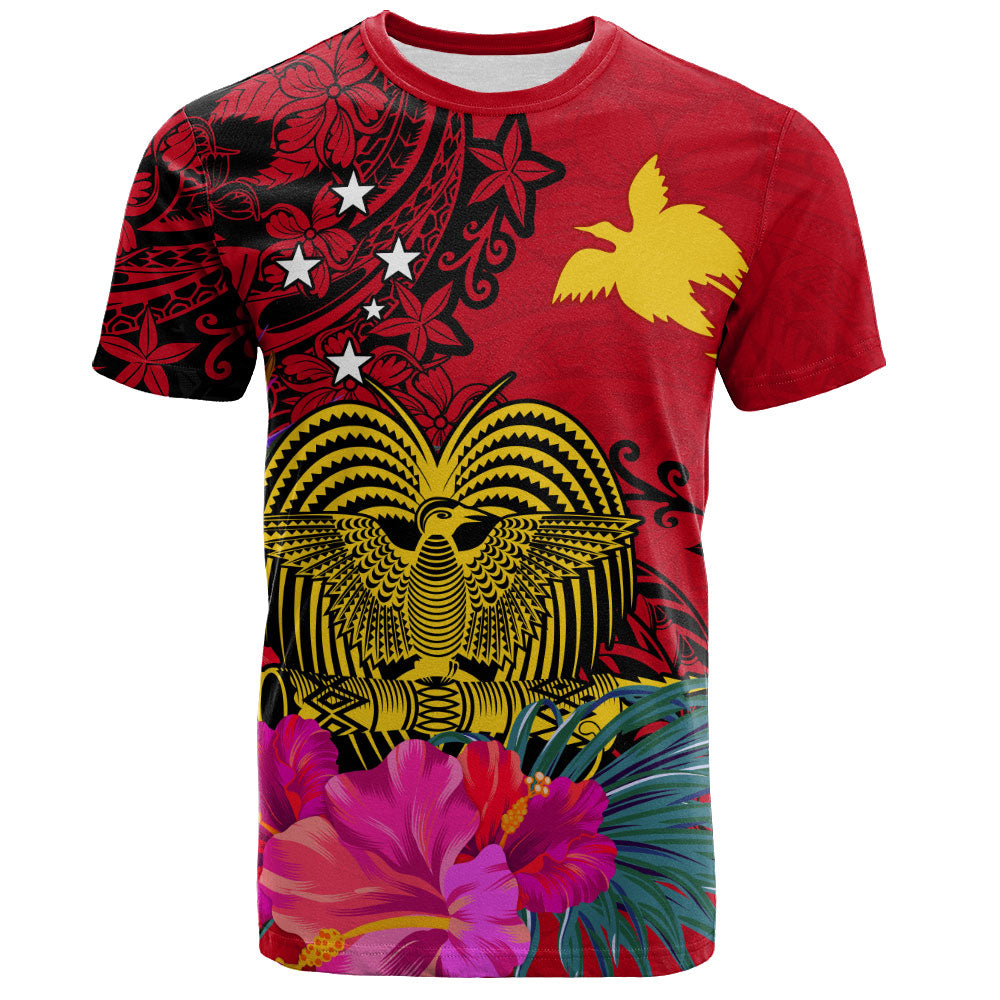 Papua New Guinea T-Shirt Flag Tribal Tropical Style