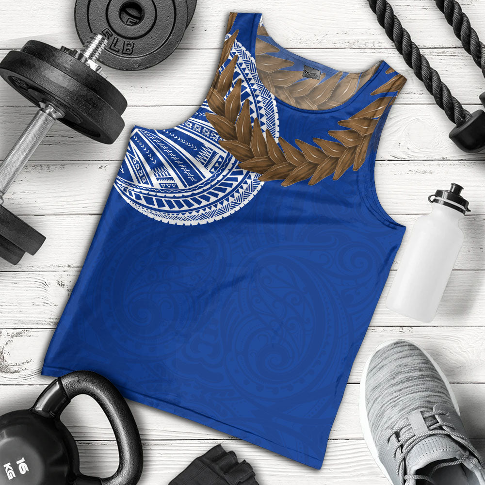 Samoa Tank Top Tattoo Roman Reigns With Ula Fala Style Brown