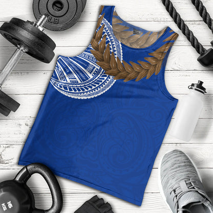 Samoa Tank Top Tattoo Roman Reigns With Ula Fala Style Brown