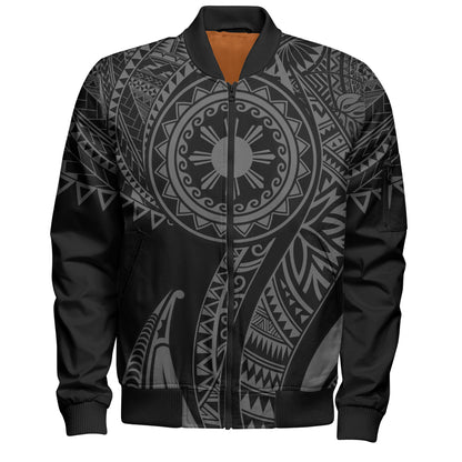Philippines Filipinos Bomber Jacket Tribal Tattoo Island