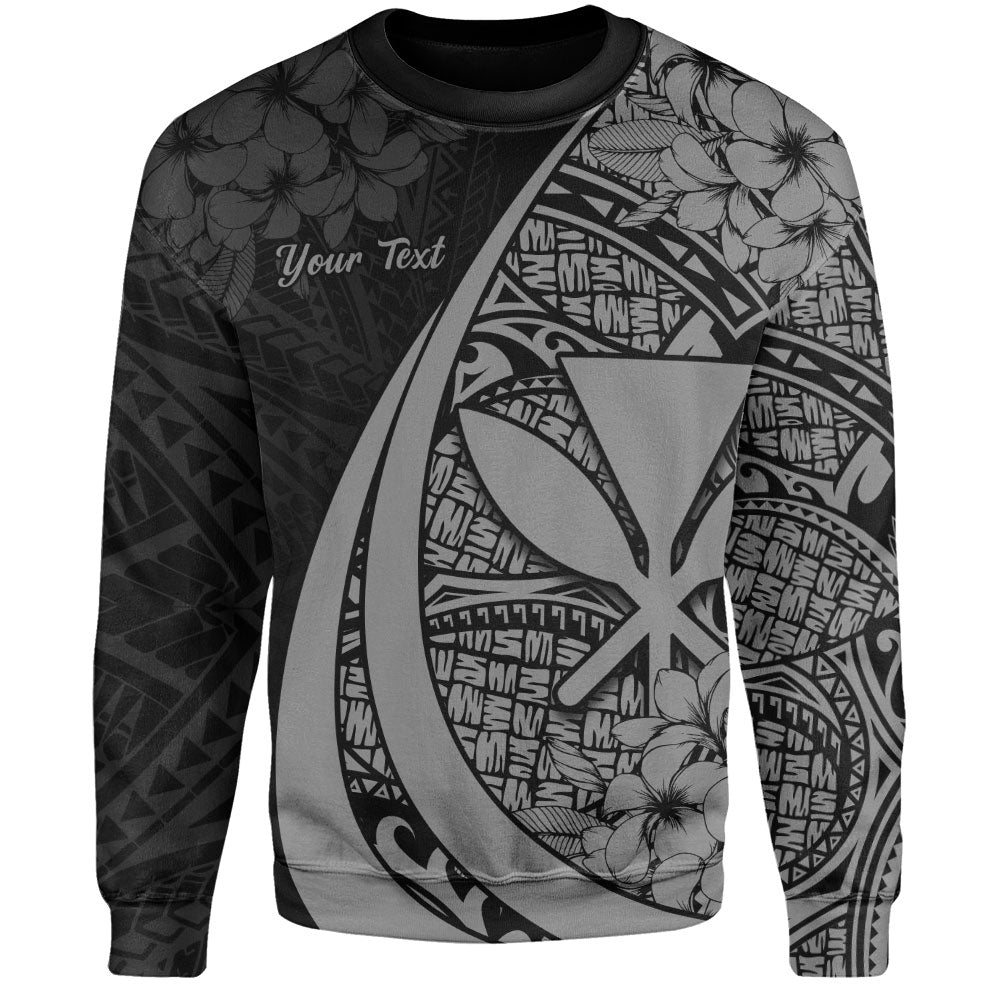 Hawaii Sweatshirt National Plumeria Flower Symbols Style