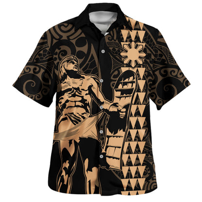 Philippines Filipinos Hawaiian Shirt Lapu Lapu Kakau Style