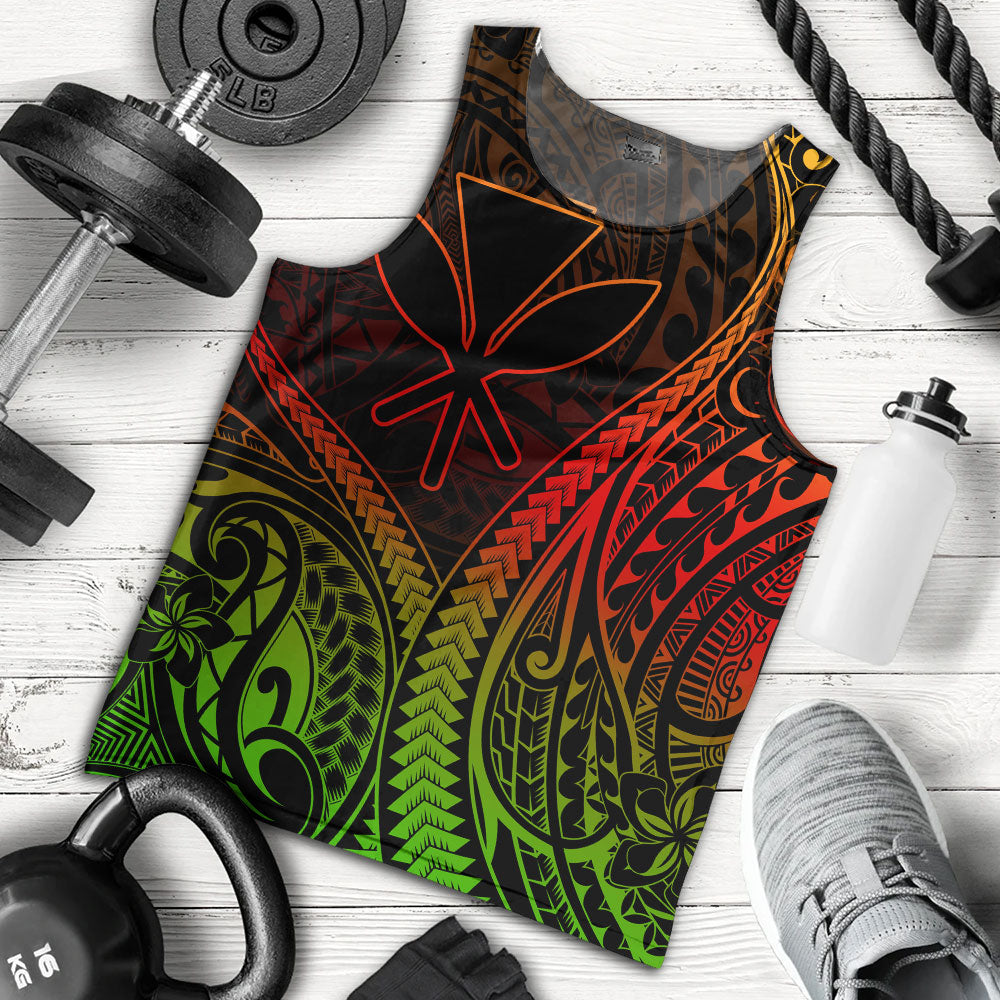 Hawaii Tank Top Polynesian Tribal Tattoo Island Spirit Style