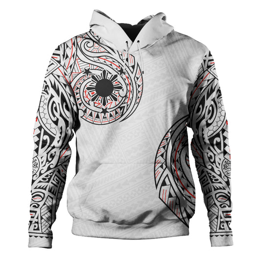 Philippines Filipinos Hoodie Original Polynesian And Tribal Tattoo Design