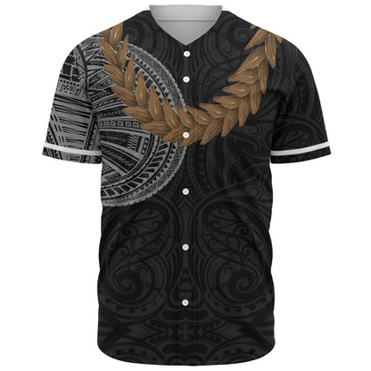 Samoa Baseball Shirt Tattoo Roman Reigns With Ula Fala Style Brown