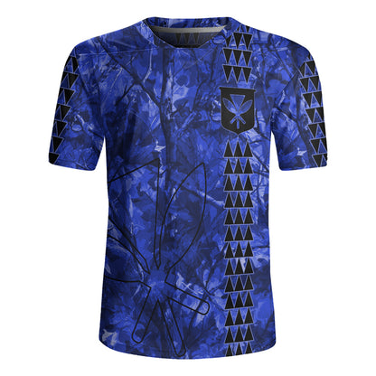 Hawaii Rugby Jersey Woodland Kanaka Camo Style