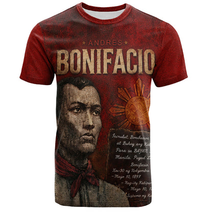 Philippines Filipinos T-Shirt Andres Bonifacio Philippine Hero