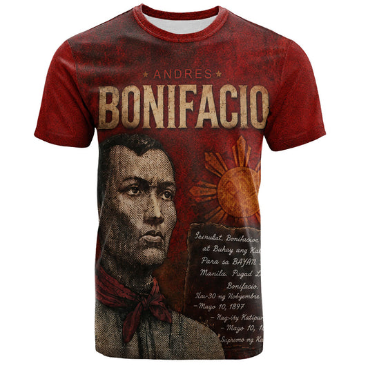 Philippines Filipinos T-Shirt Andres Bonifacio Philippine Hero