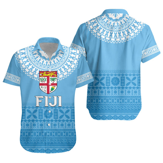 Fiji Short Sleeve Shirt Bula Pattern Classic Style