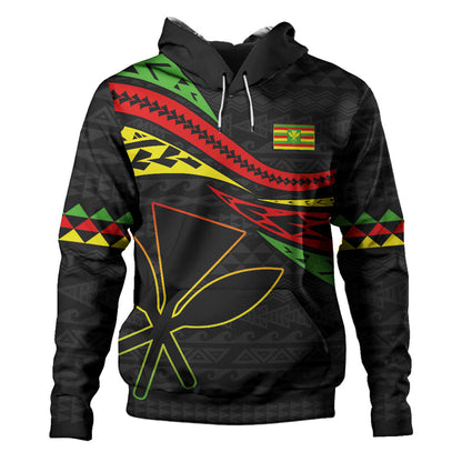 Hawaii Hoodie Polynesian Tribal Tattoo Ethnic Design