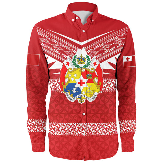 Tonga Long Sleeve Shirt Ngatu Tattoo Island Unique Style