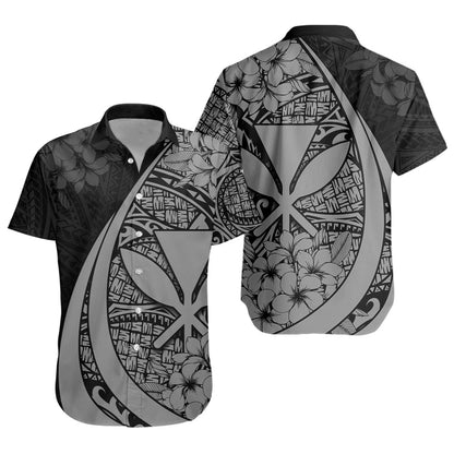 Hawaii Short Sleeve Shirt National Plumeria Flower Symbols Style