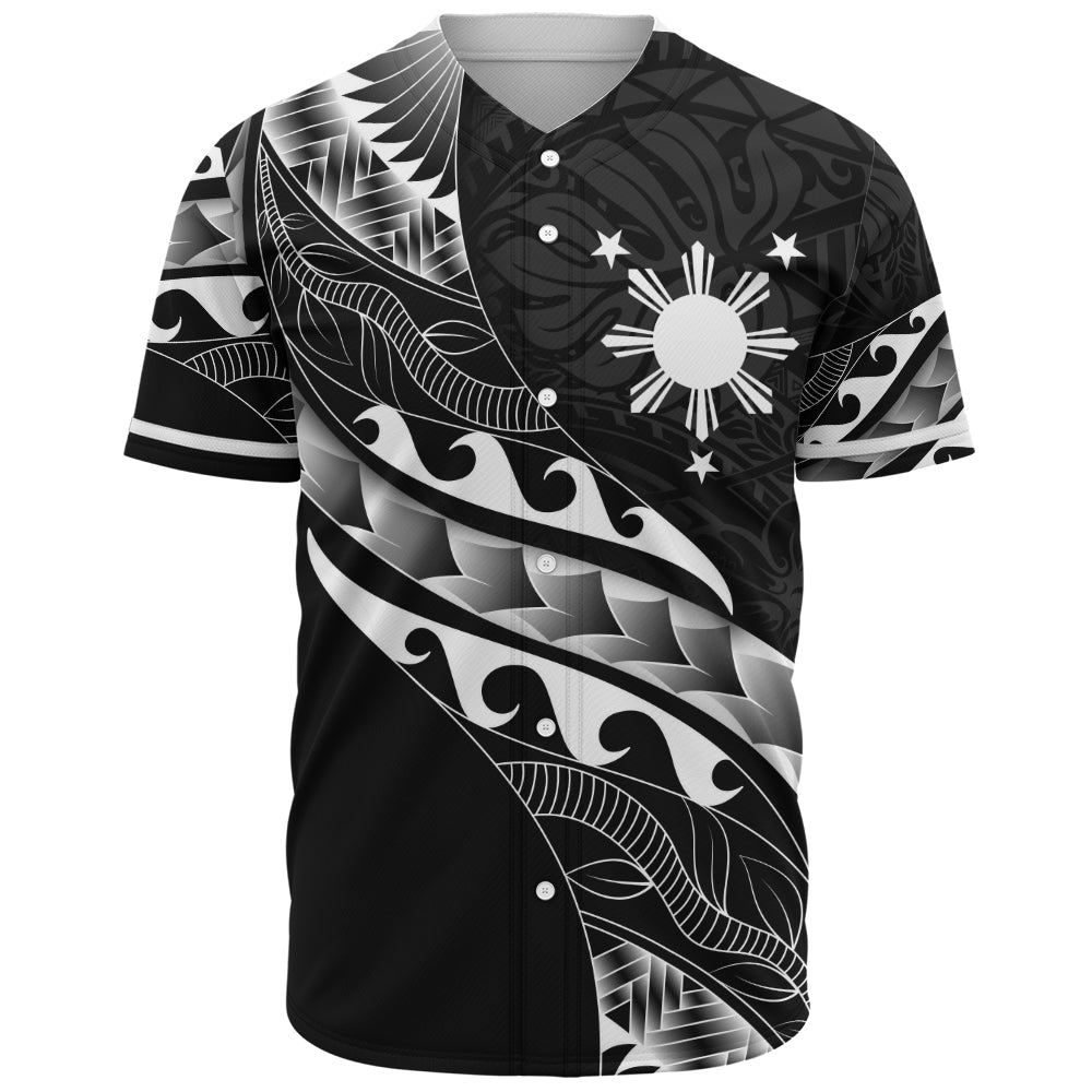 Philippines Filipinos Baseball Shirt Custom Island Tribal Tattoos