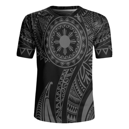Philippines Filipinos Rugby Jersey Tribal Tattoo Island