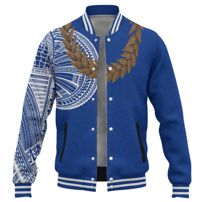 Samoa Baseball Jacket Tattoo Roman Reigns With Ula Fala Style Brown