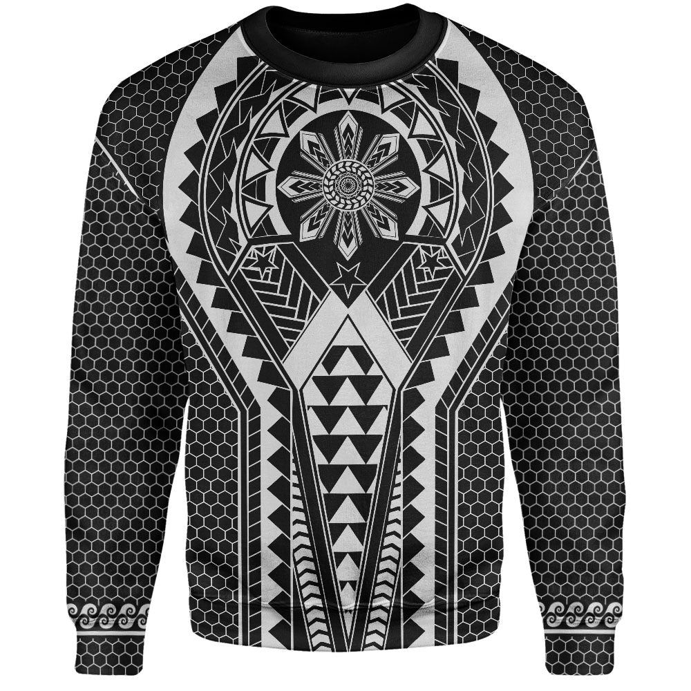Philippines Filipinos Sweatshirt Batok Filipino Tattoo Style