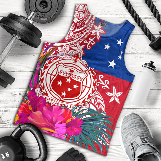 Samoa Tank Top Flag Tribal Tropical Style