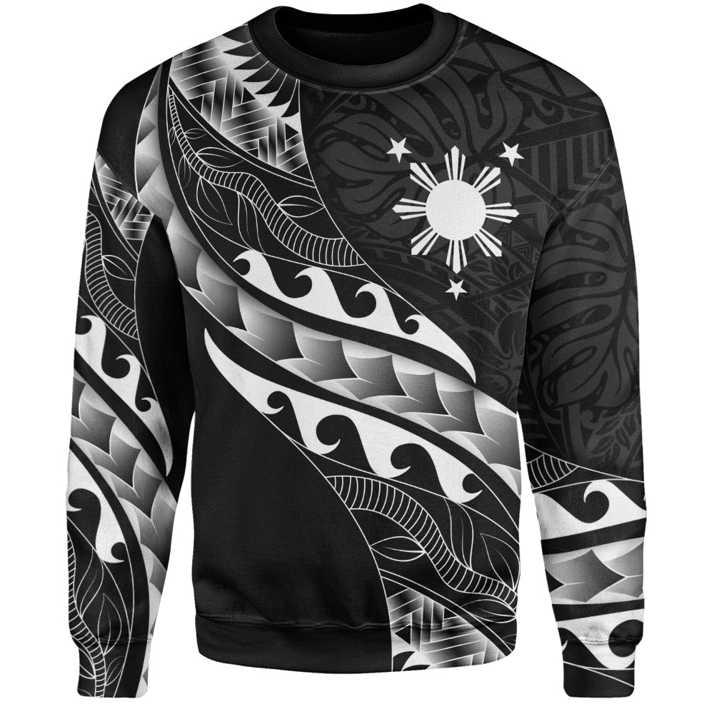 Philippines Filipinos Sweatshirt Custom Island Tribal Tattoos
