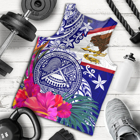 American Samoa Tank Top Flag Tribal Tropical Style