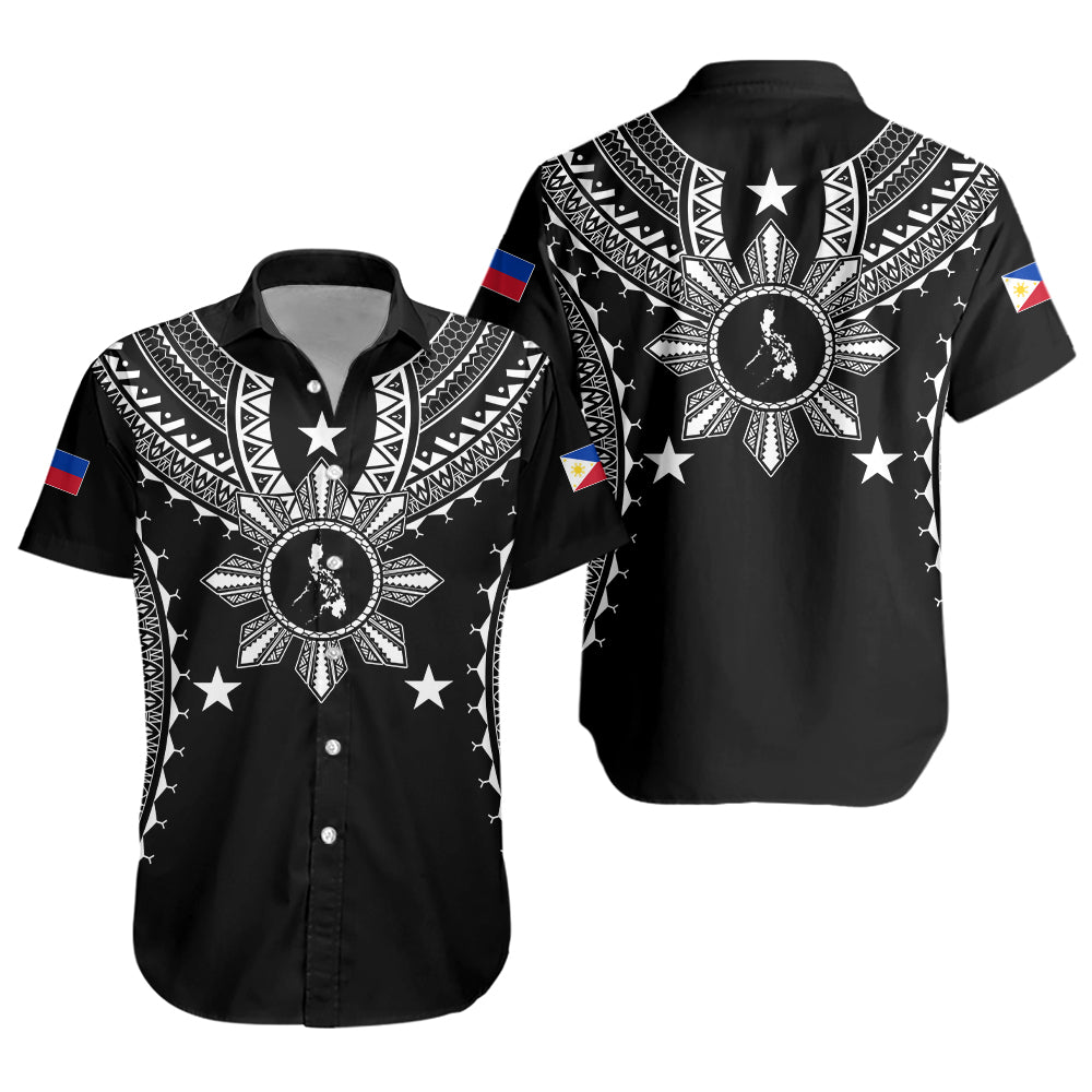 Philippines Filipinos Short Sleeve Shirt Tattoo Batok Tribal Motifs Designs
