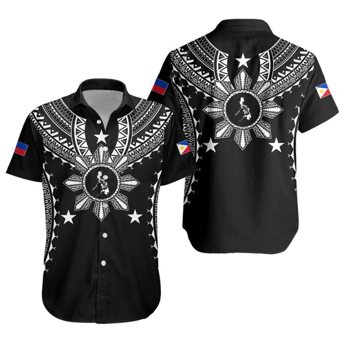 Philippines Filipinos Short Sleeve Shirt Tattoo Batok Tribal Motifs Designs