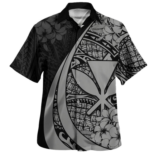 Hawaii Hawaiian Shirt National Plumeria Flower Symbols Style