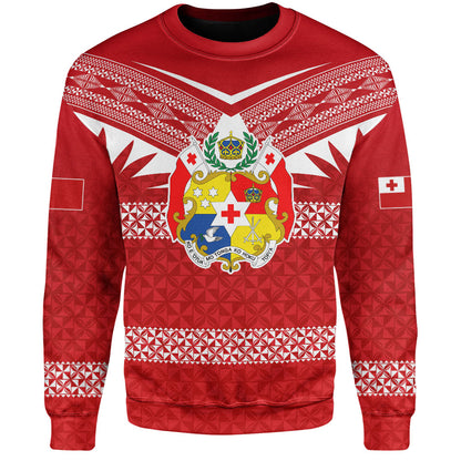 Tonga Sweatshirt Ngatu Tattoo Island Unique Style