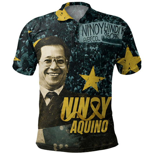 Philippines Filipinos Polo Shirt Ninoy Aquino Philippine History Tribute Style