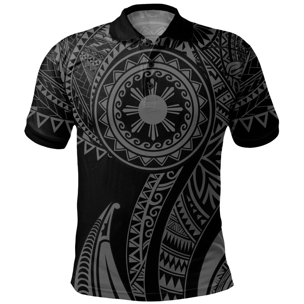 Philippines Filipinos Polo Shirt Tribal Tattoo Island