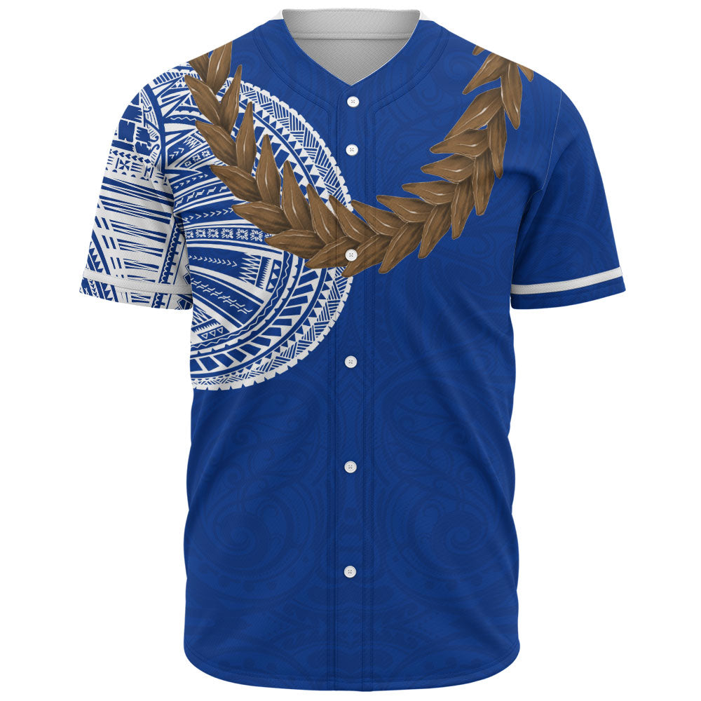 Samoa Baseball Shirt Tattoo Roman Reigns With Ula Fala Style Brown